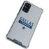 NFL Dallas Cowboys Silver Performance Series Galaxy S20 FE Clear Case